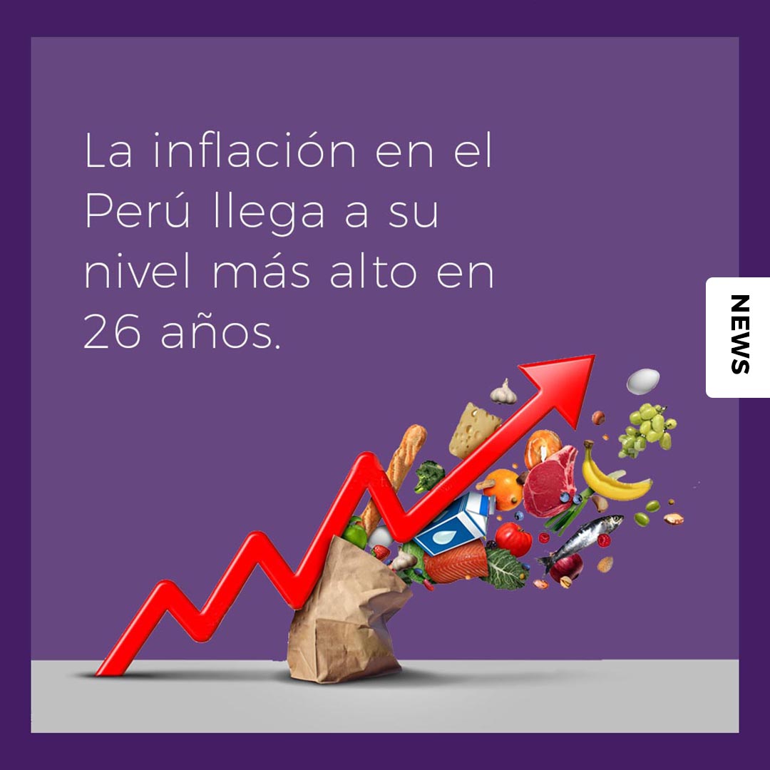 La inflación en el Perú llega a su nivel más alto