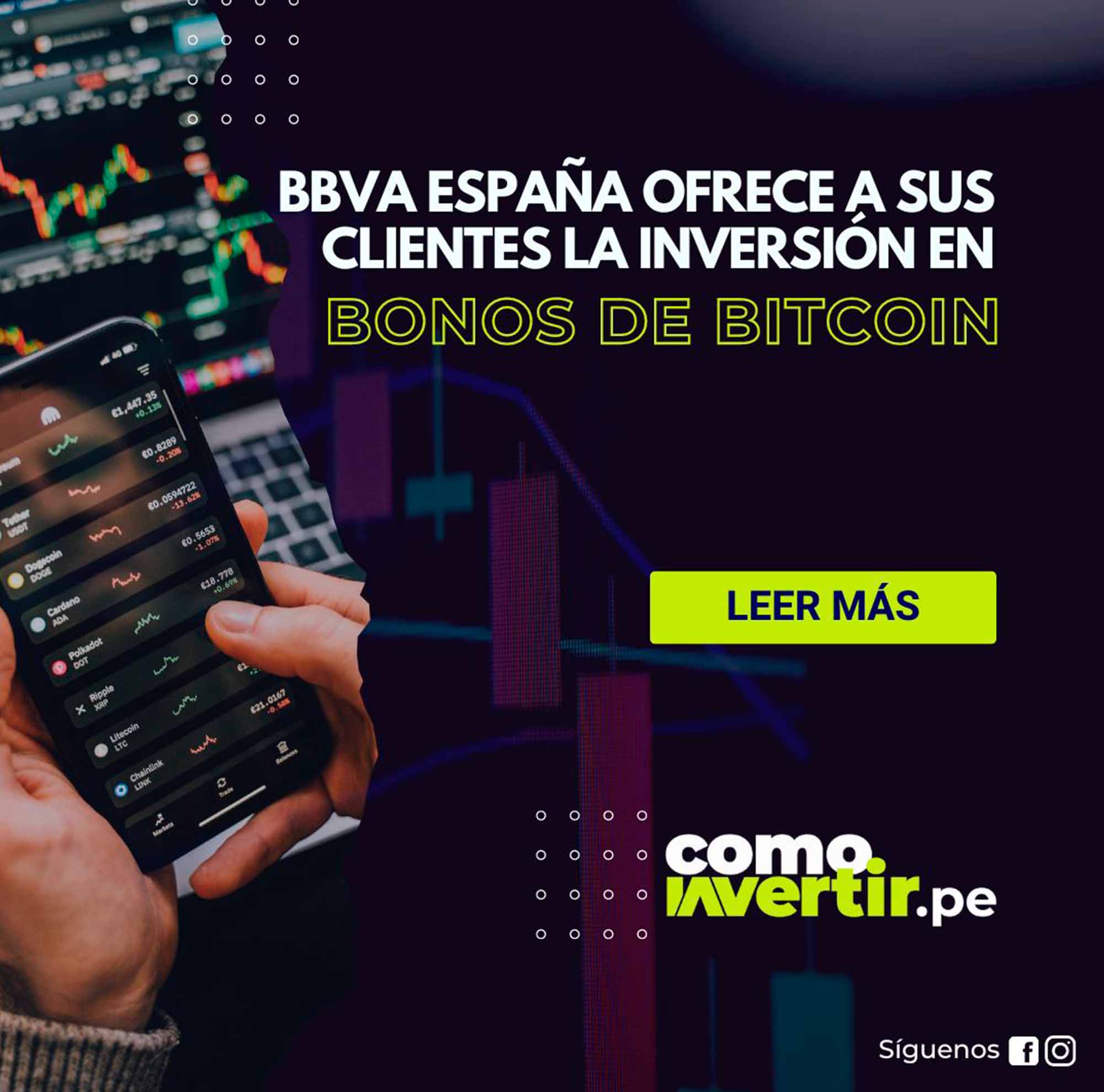 BBVA España ofrece a sus clientes la inversión en bonos de Bitcoin